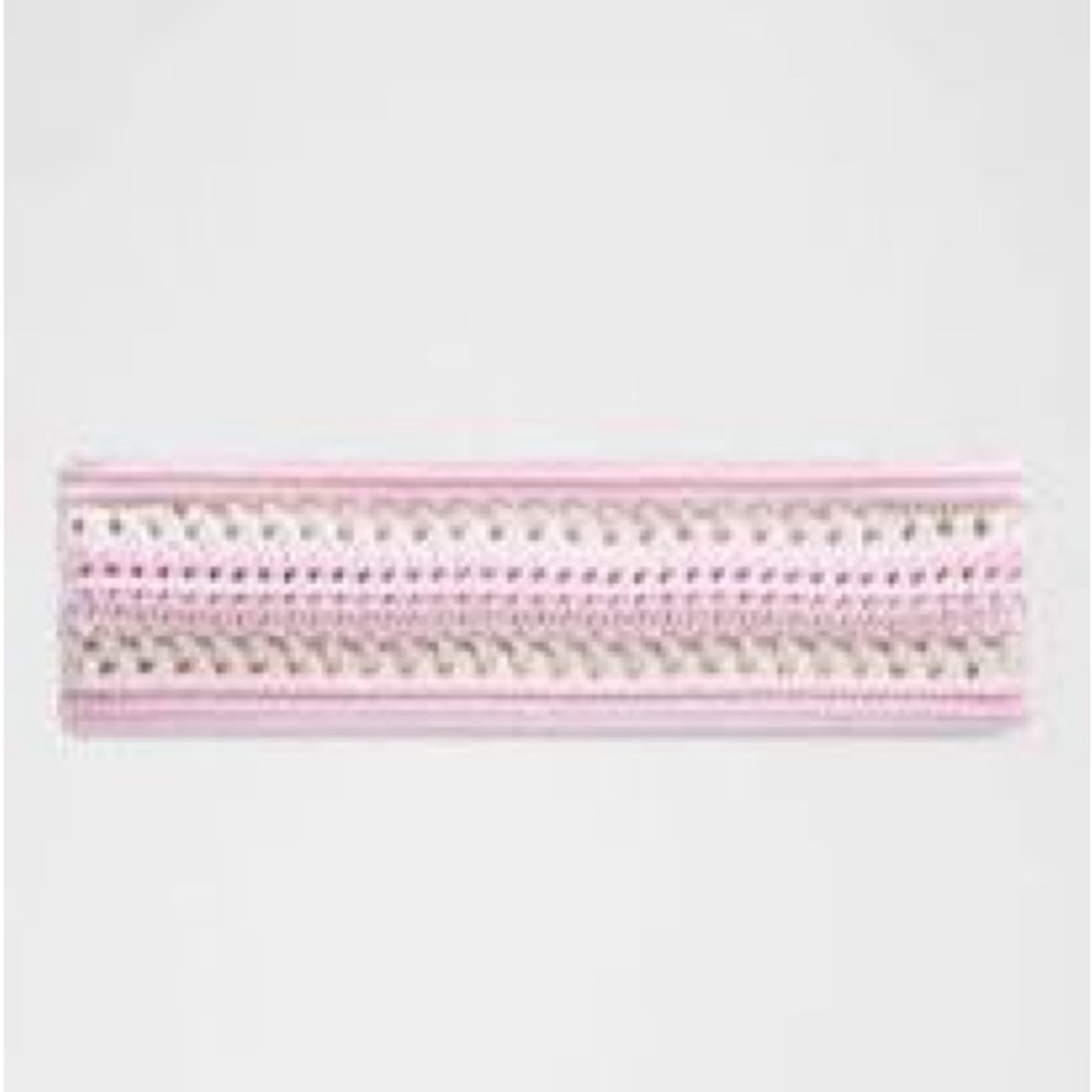 Lululemon Athletica Light Pink Crochet Headband - Picture 3 of 3